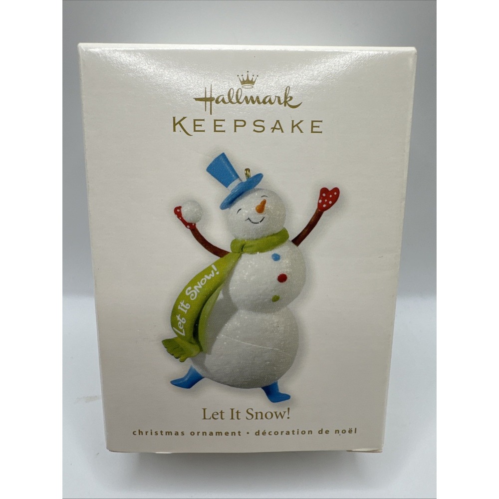 Hallmark Keepsake Christmas Ornament Let It Snow! Original- Retired No Reprint